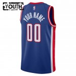 Maillot NBA Sacramento Kings Personnalisable Nike 2024-25 City Edition Bleu Swingman - Enfant